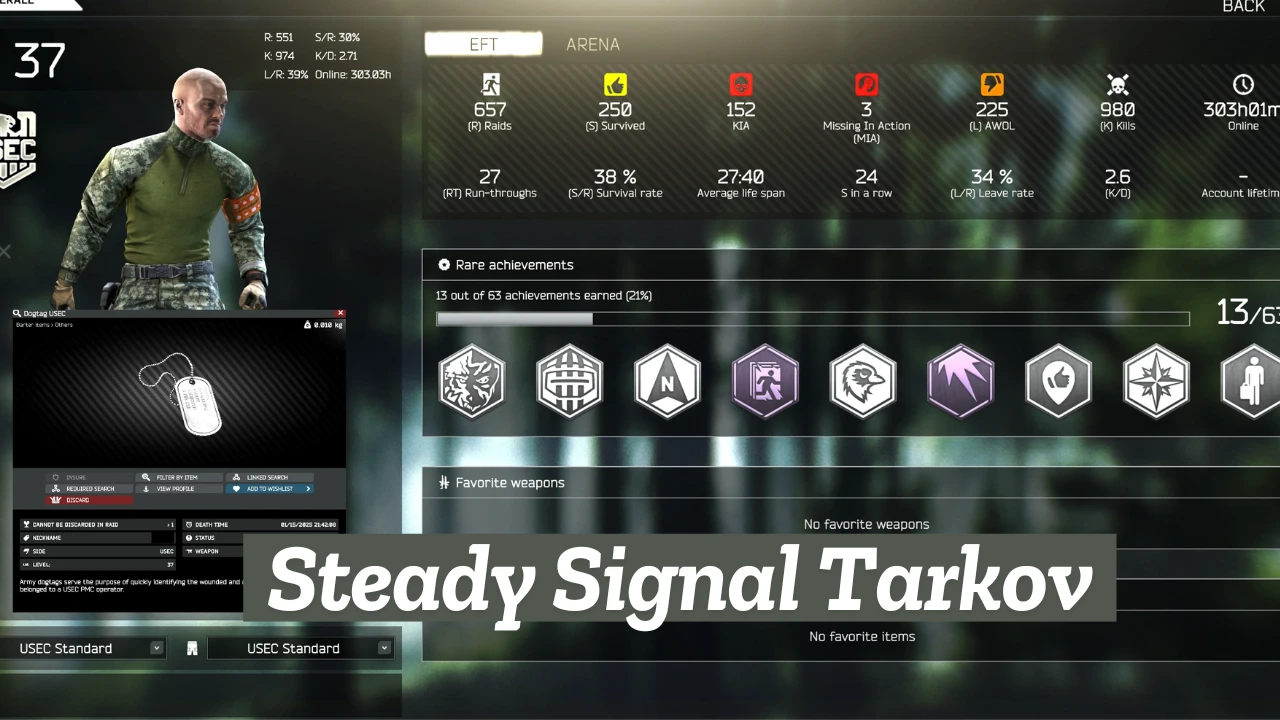 Steady Signal Tarkov